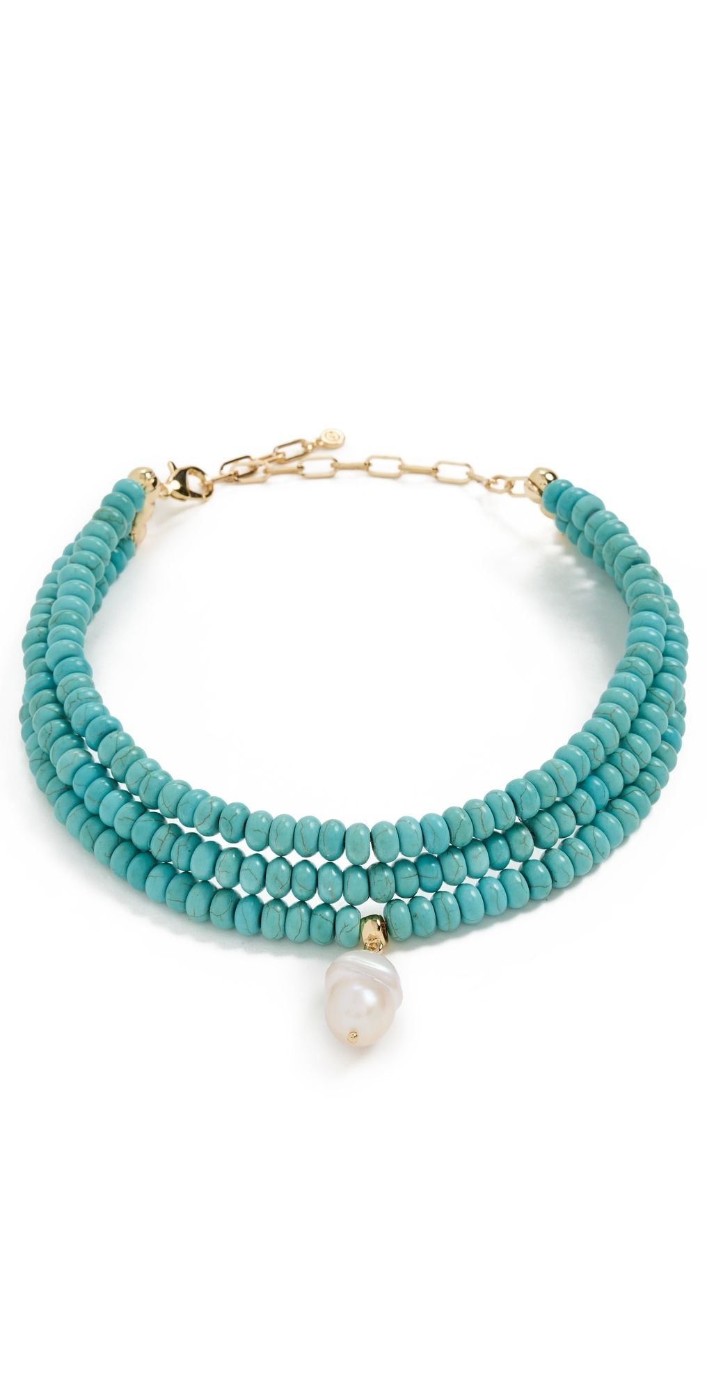 Ettika Marina Layers Turquoise Necklace Turquoise One Size