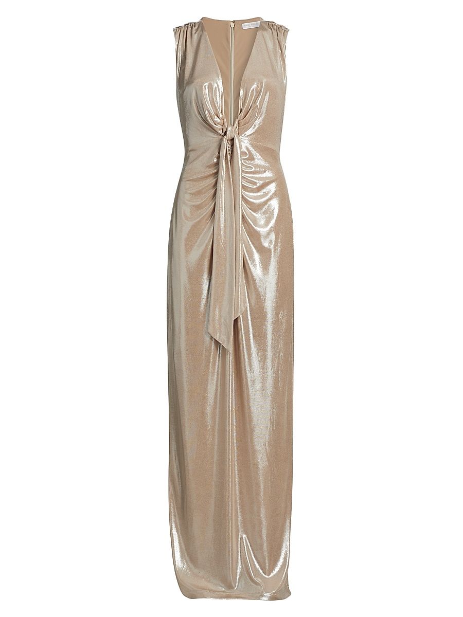 Women's Breonna Metallic Gown - Blush Knit - Size 6