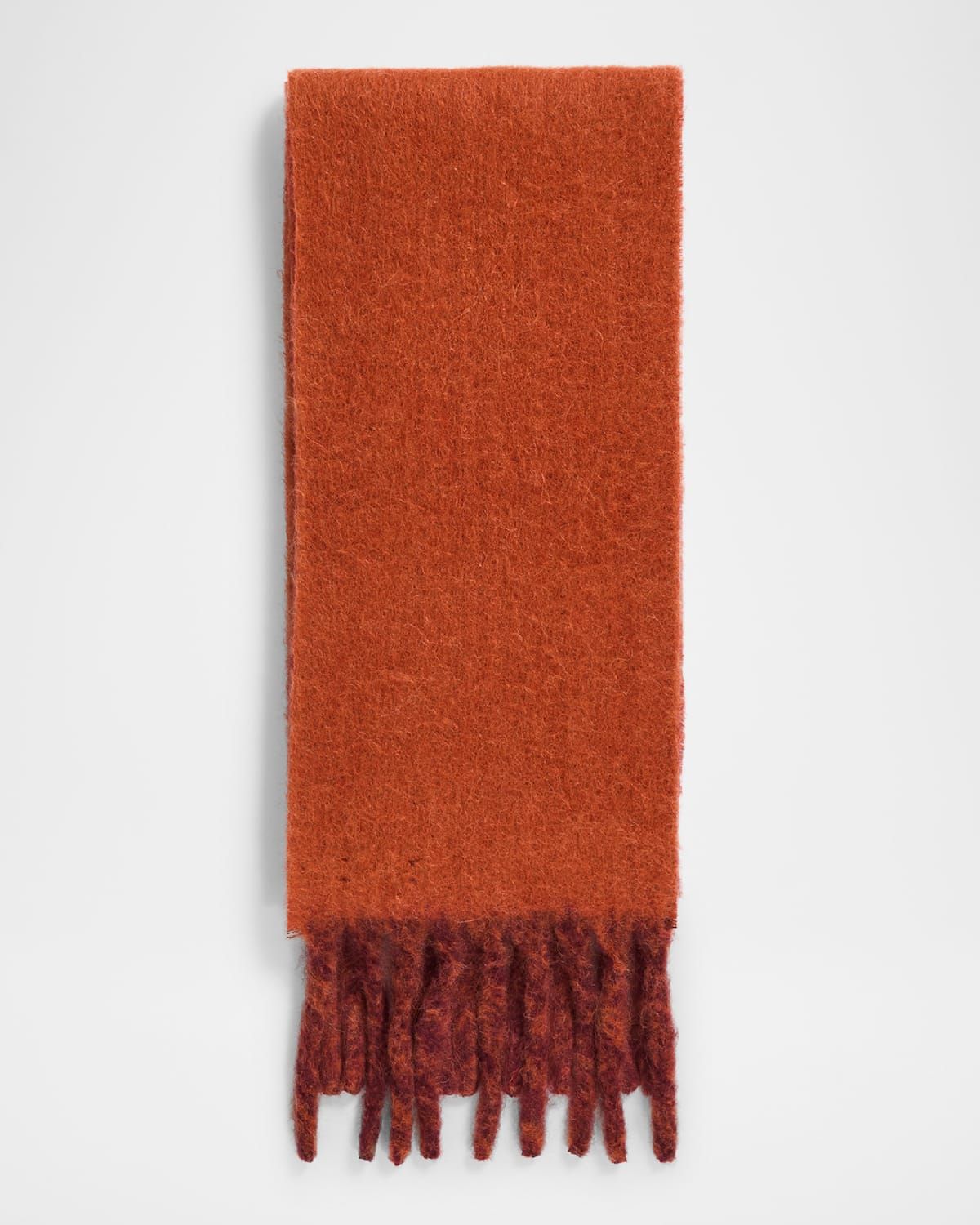 Men & apos;s Wool and Nylon Jacquard Logo Scarf