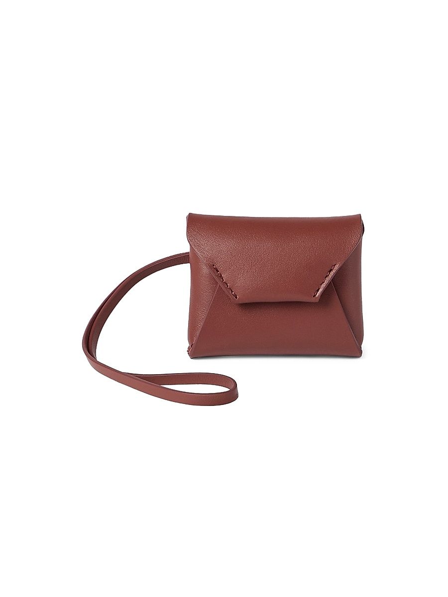 Women's Calfskin Bag Charm - Red