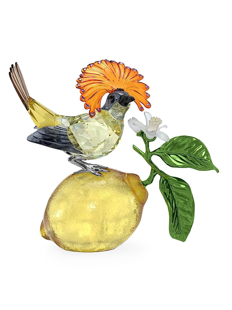 Idyllia Royal Flycatcher Crystal Figurine