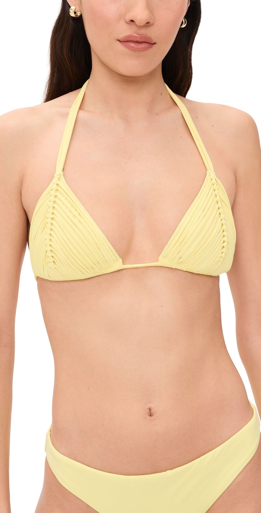 PQ Swim Isla Triangle Top Buttercup M