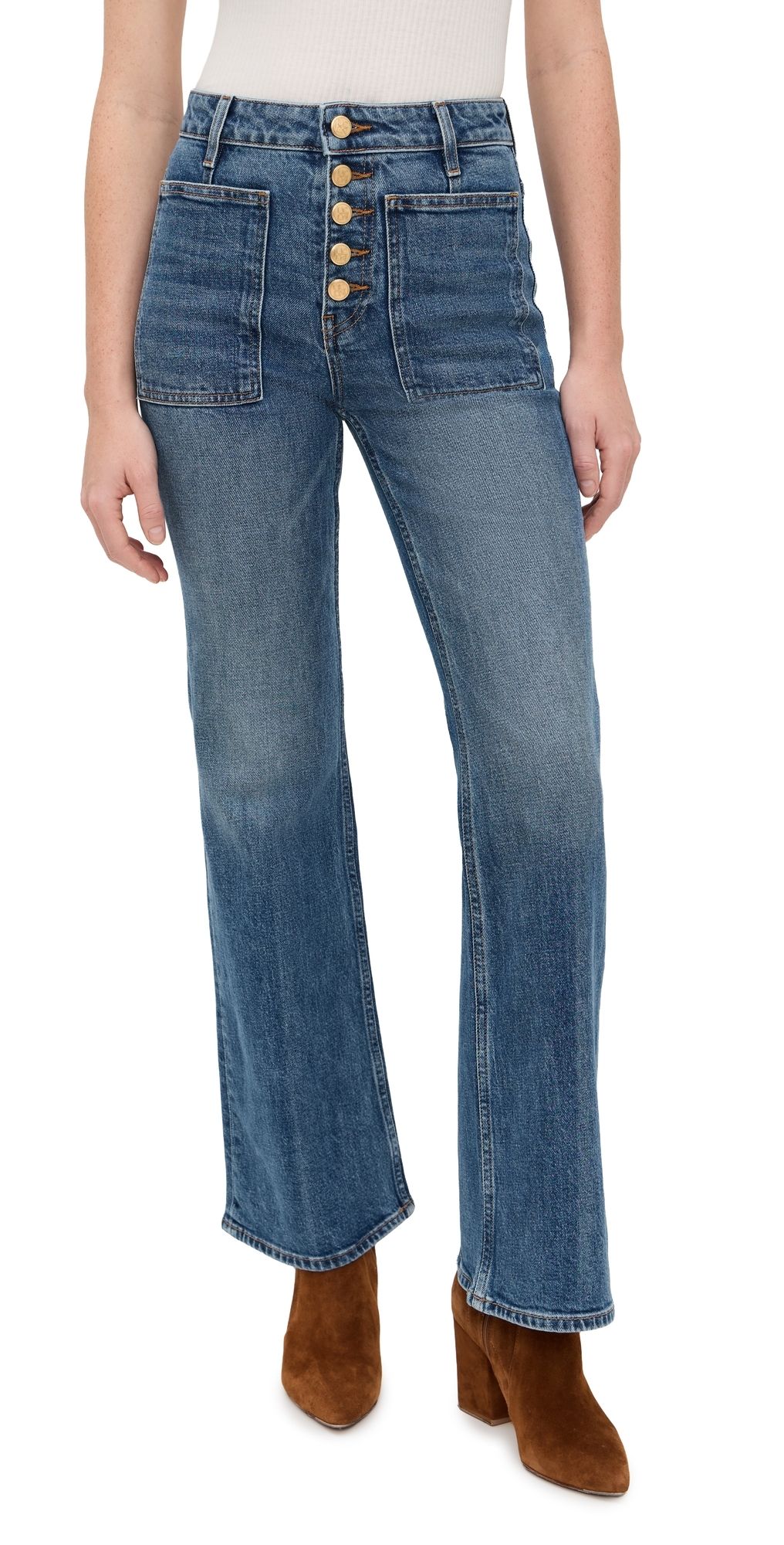 Ulla Johnson Stretch Lou Jeans Danube 32