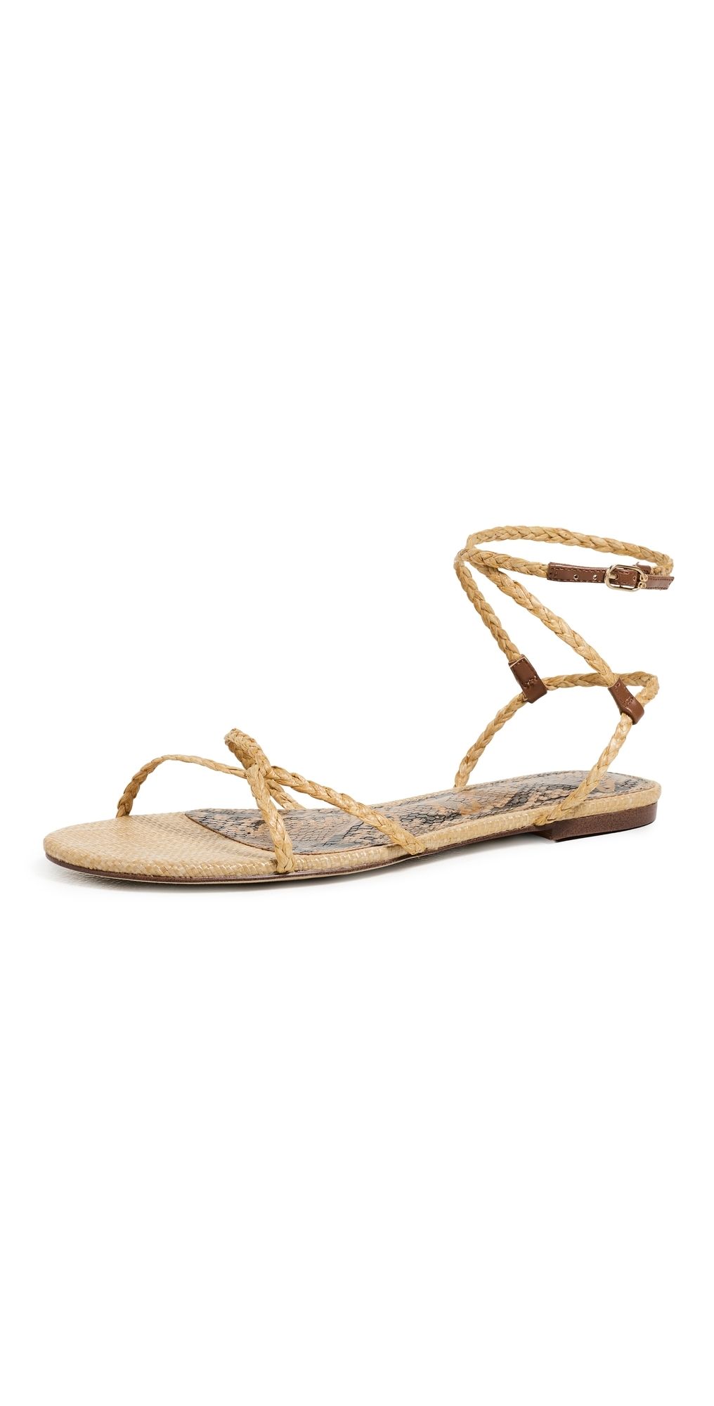 Sam Edelman Ellina Braided Sandals Natural 7