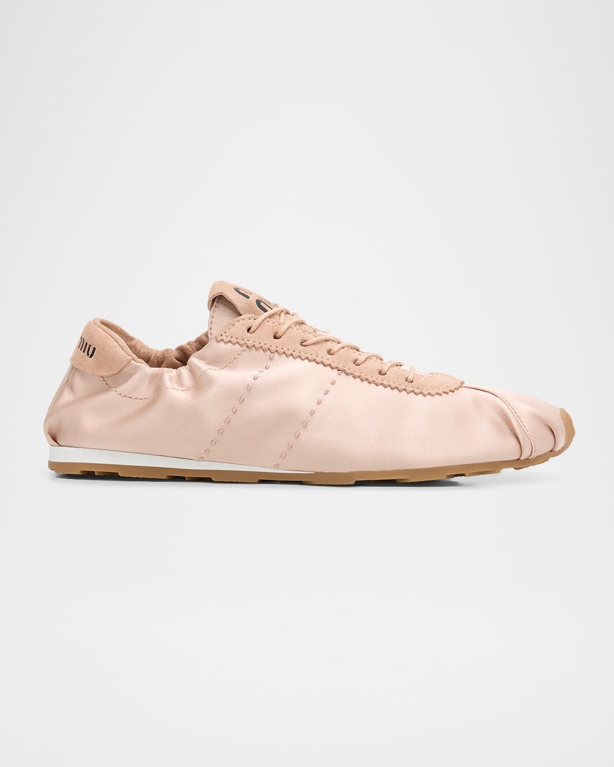 Satin Retro Runner Sneakers