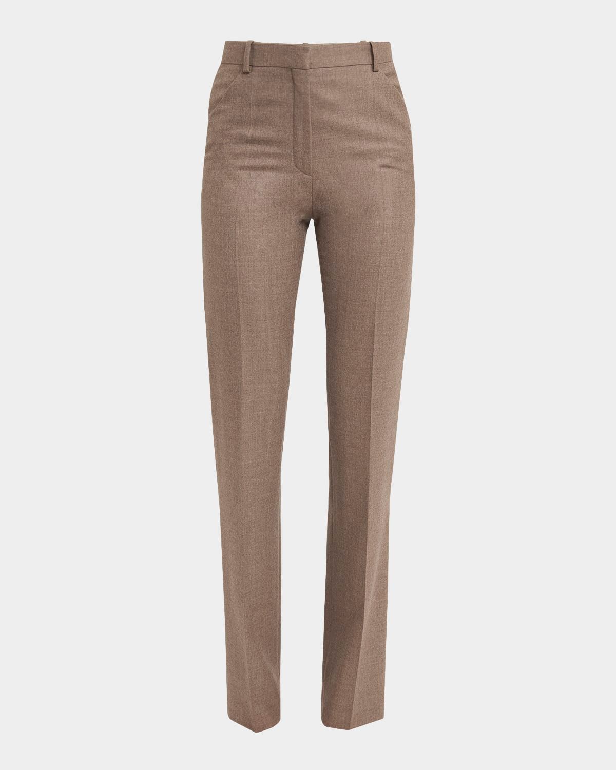 Sawyer Wool Straight-Leg Trousers