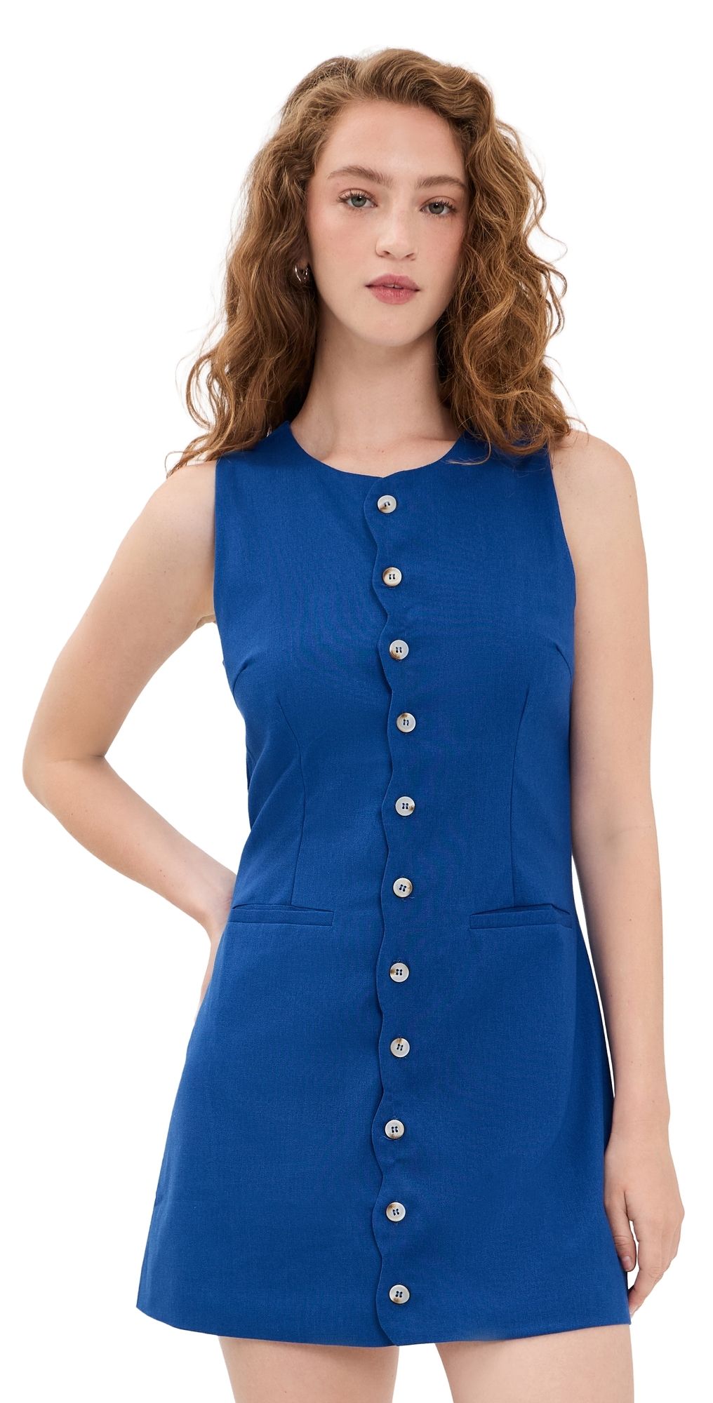 Seven Wonders Stella Mini Dress ROYAL BLUE M