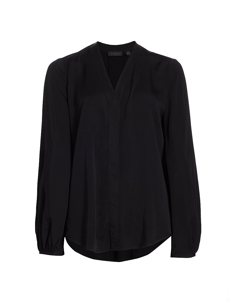 Women's Cruise V-Neck Blosue - Black - Size Small