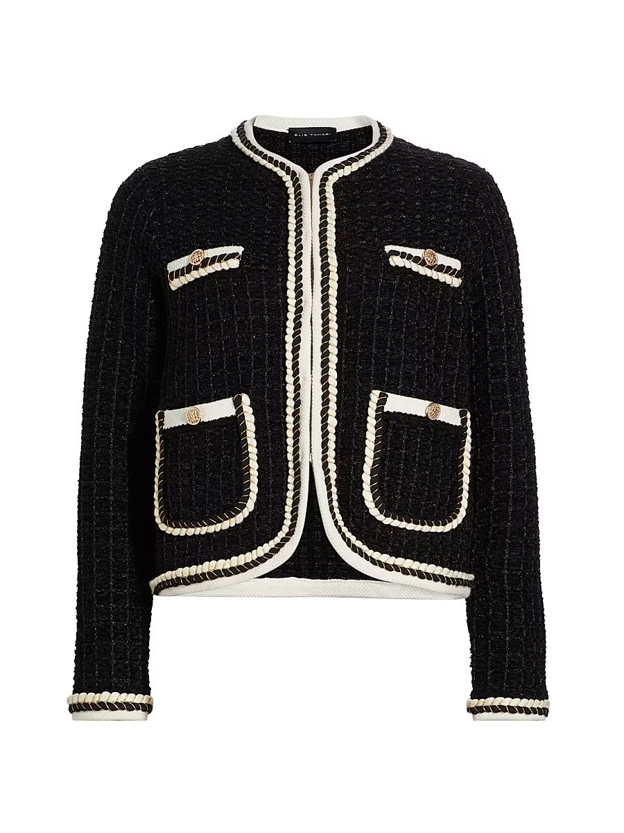 Women's Koka Wool-Blend Cardigan - Noir - Size Medium