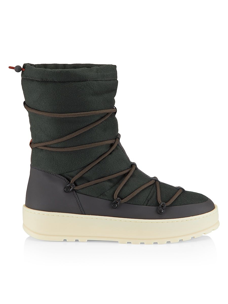 Men's Snow Wander Quilted Boots - Jungle Green - Size 11