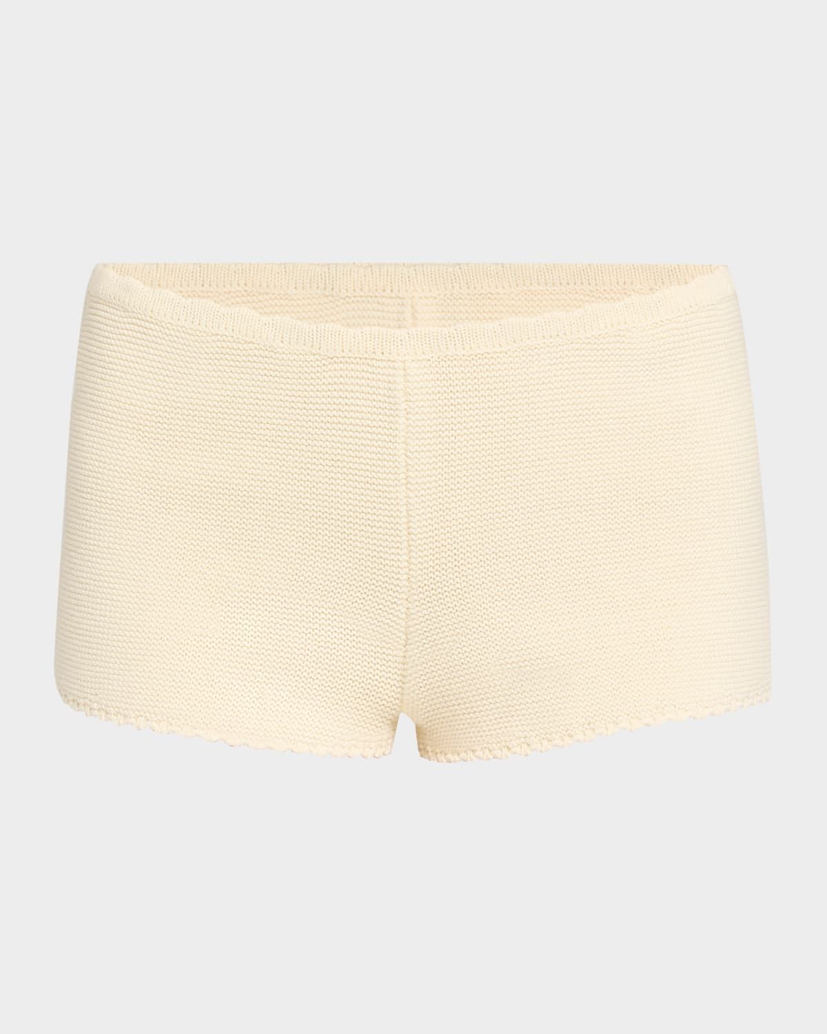 The Celeste Knit Micro Shorts