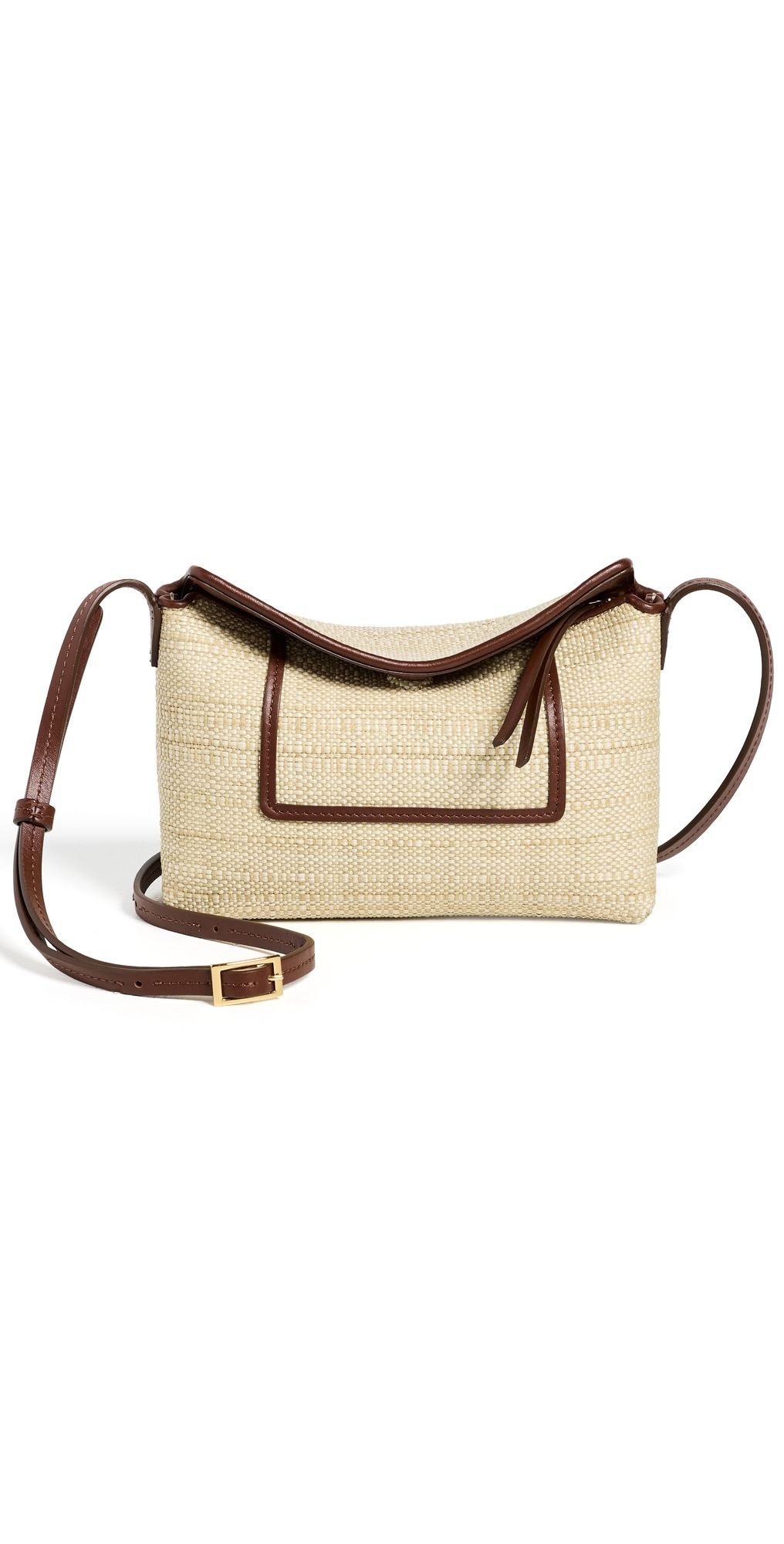 Wandler Penelope Slouch Mini Raffia Bag Beige Raffia One Size