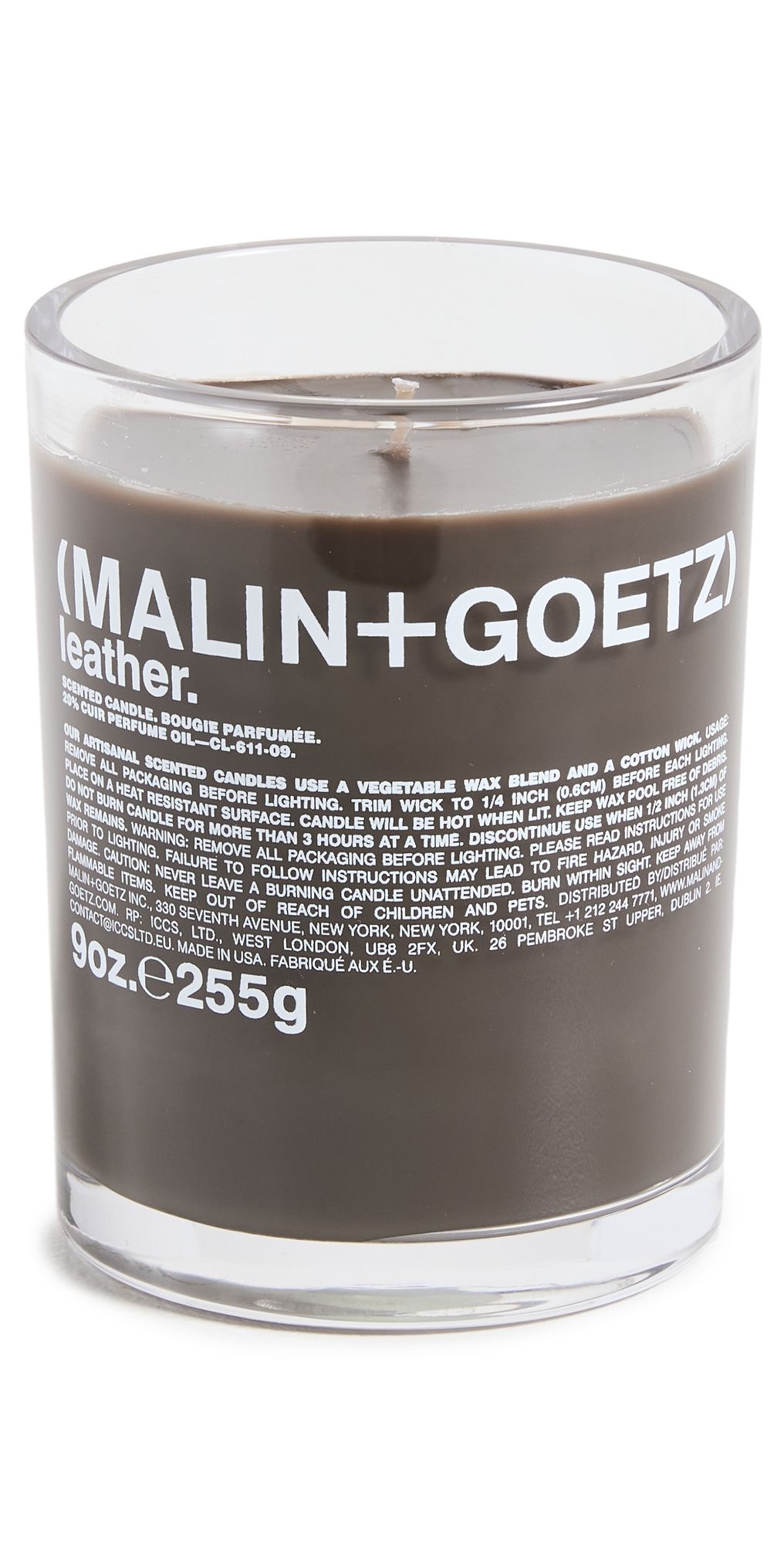 MALIN+GOETZ Leather Candle Leather 9 oz/ 266mL