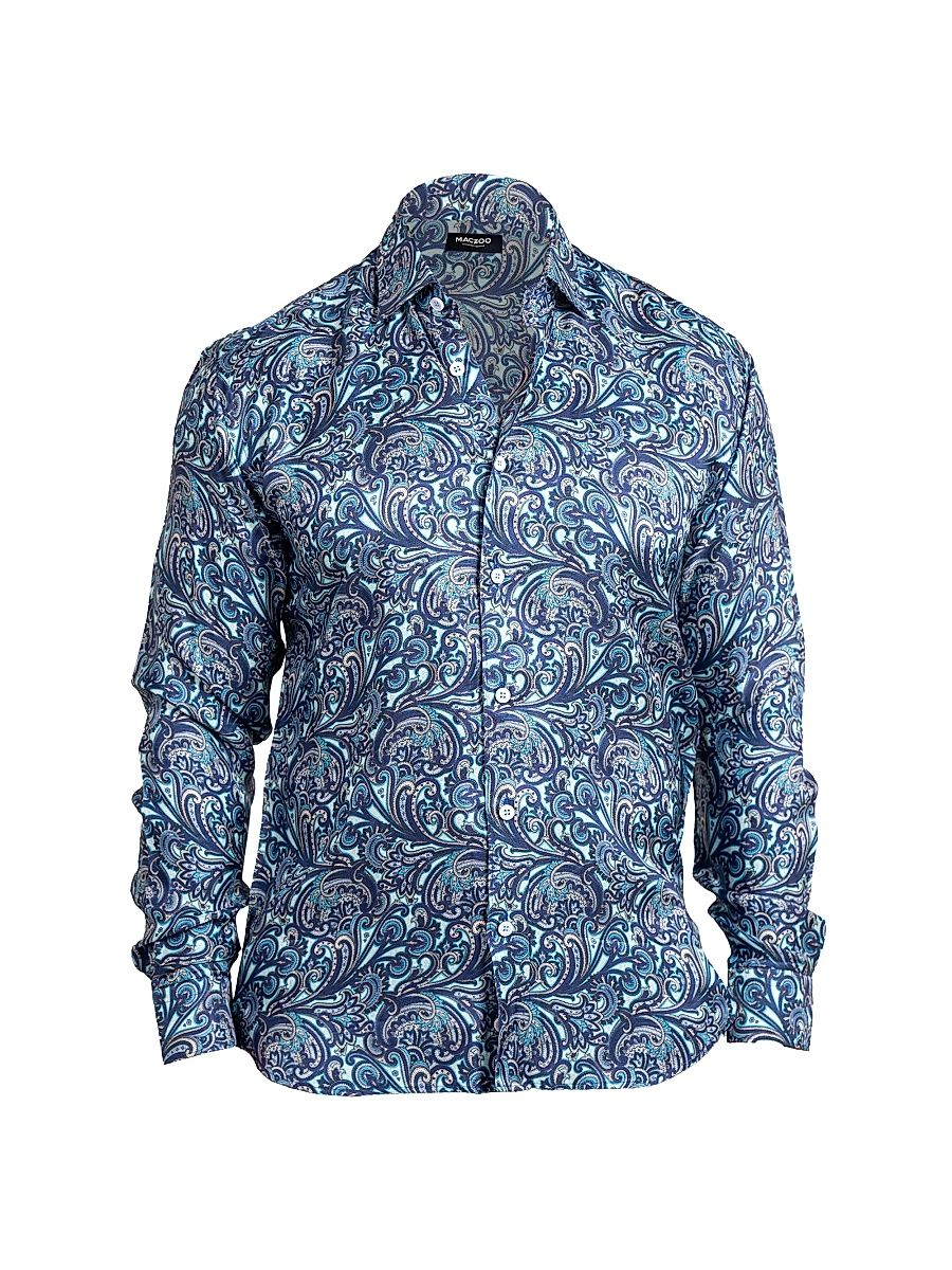 Men's Fibonacci Ascension Shirt - Blue - Size XXL