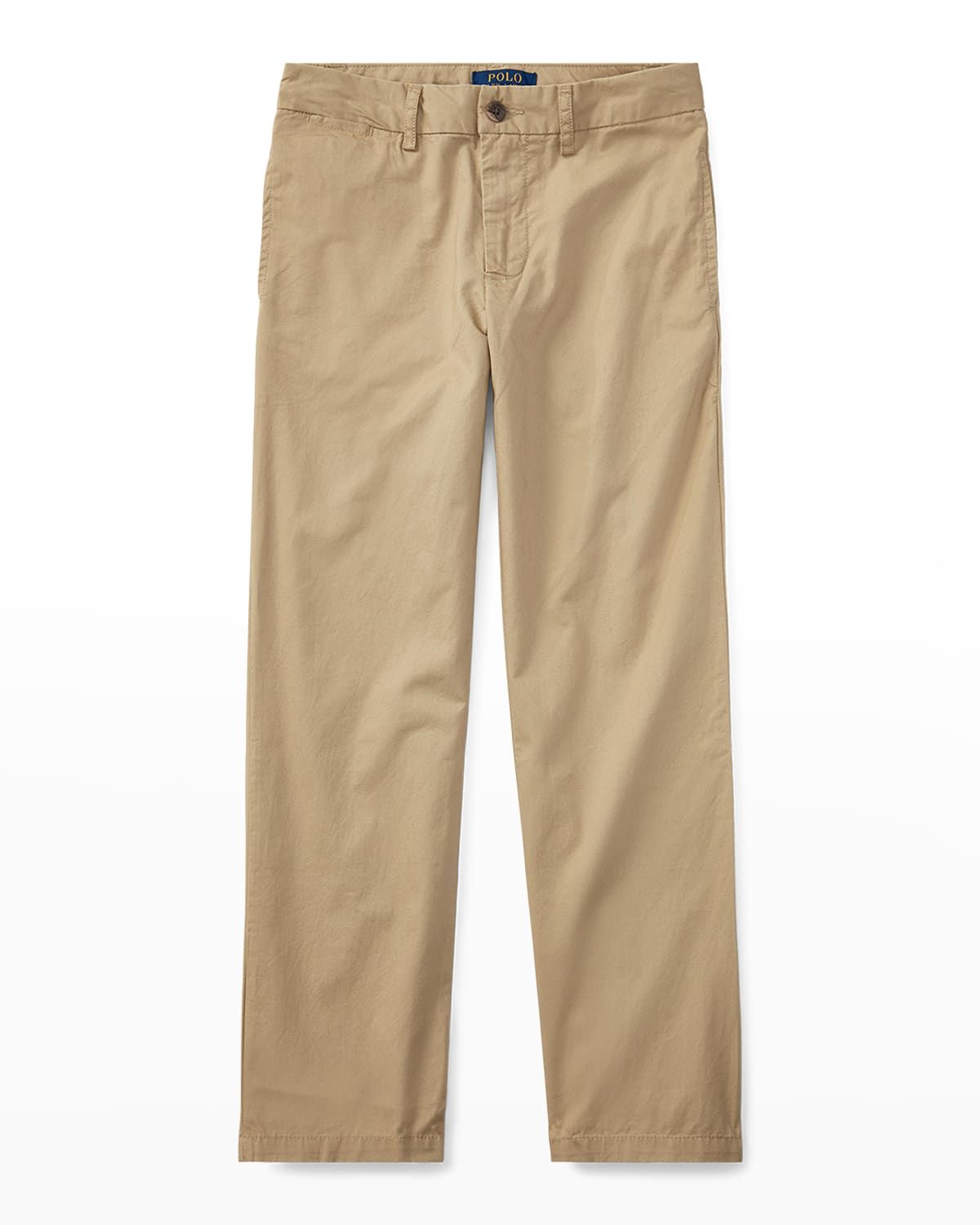 Boy & apos;s Flat Front Chino Pants, Size 4-14