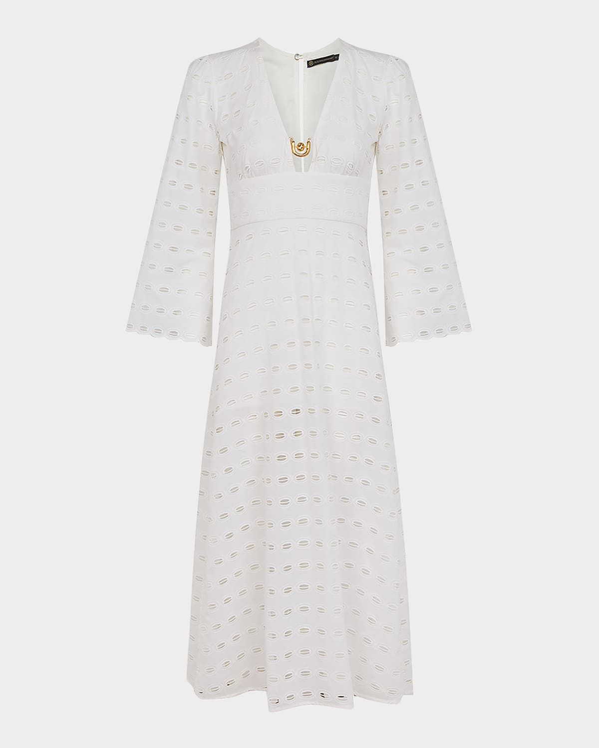 Eyelet Raya Maxi Dress