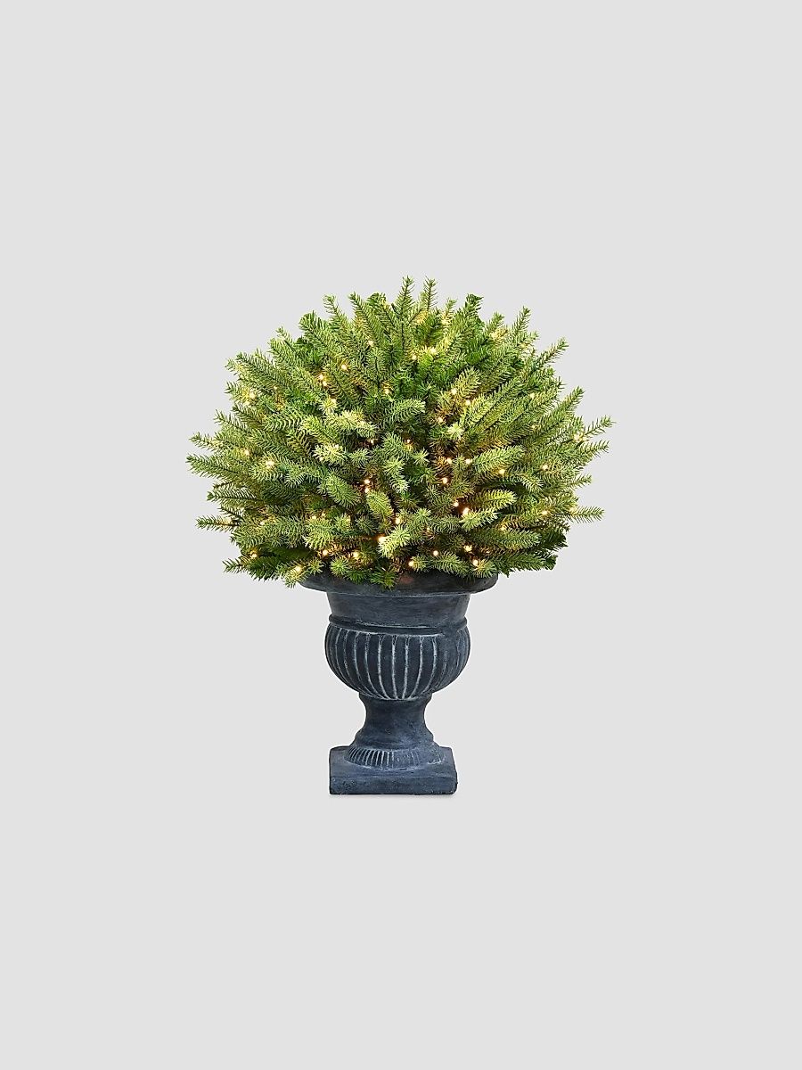 Holiday Newness Faux Saint Catherine Ball Arrangement - Green