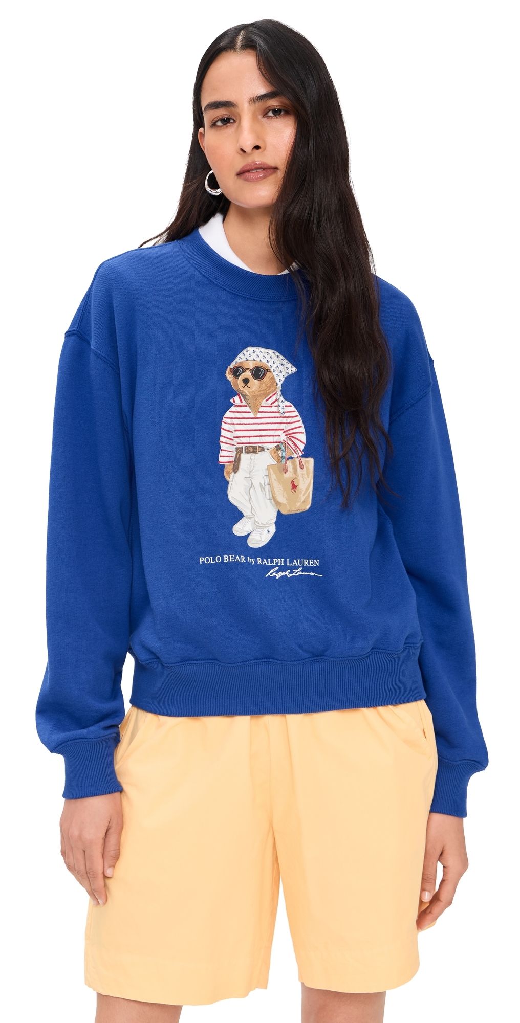 Polo Ralph Lauren Summer Bear Sweatshirt Gala Blue L