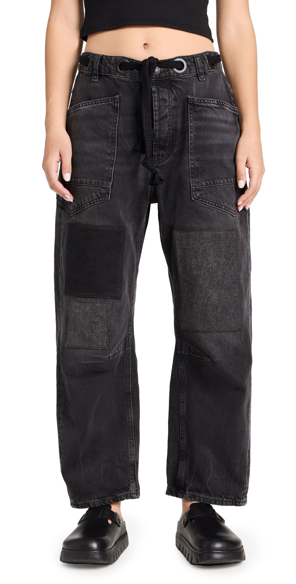 Free People Moxie Low Slung Jeans Night Hawk 32