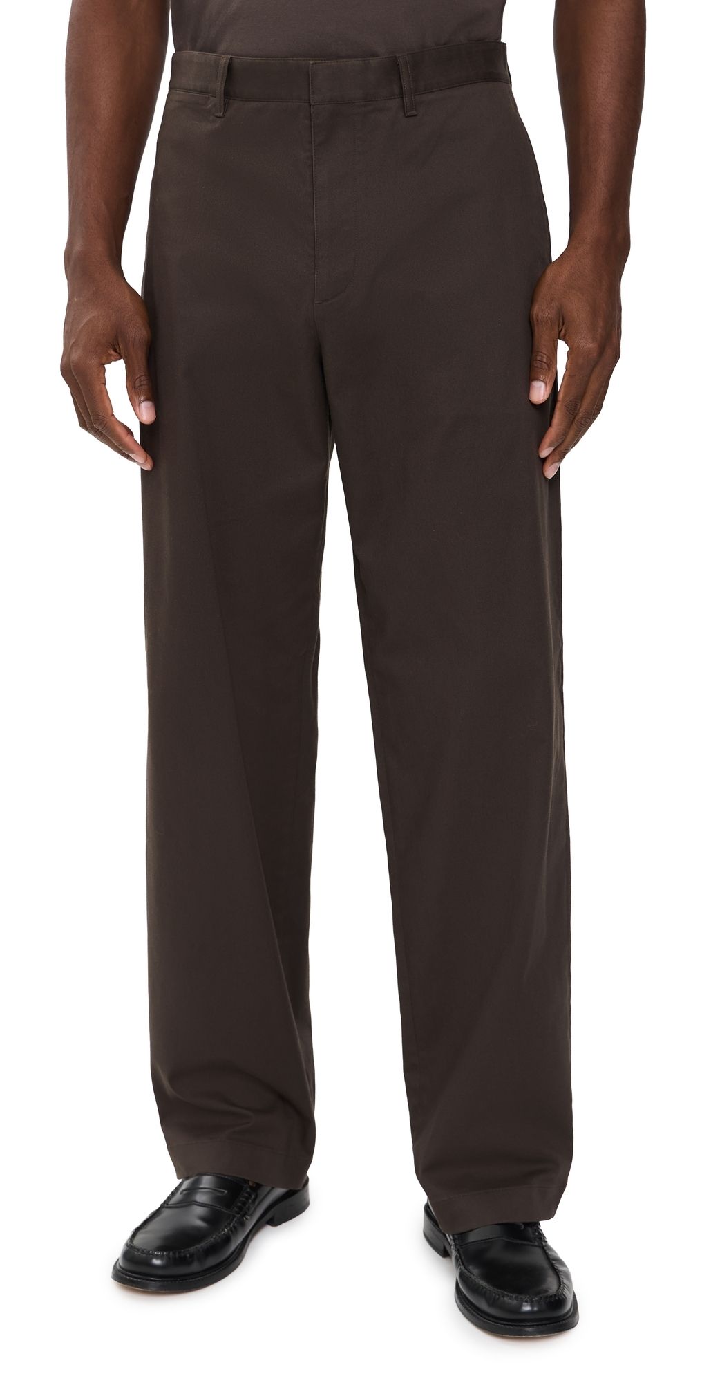 Theory Straight Chinos Classic Brown 33