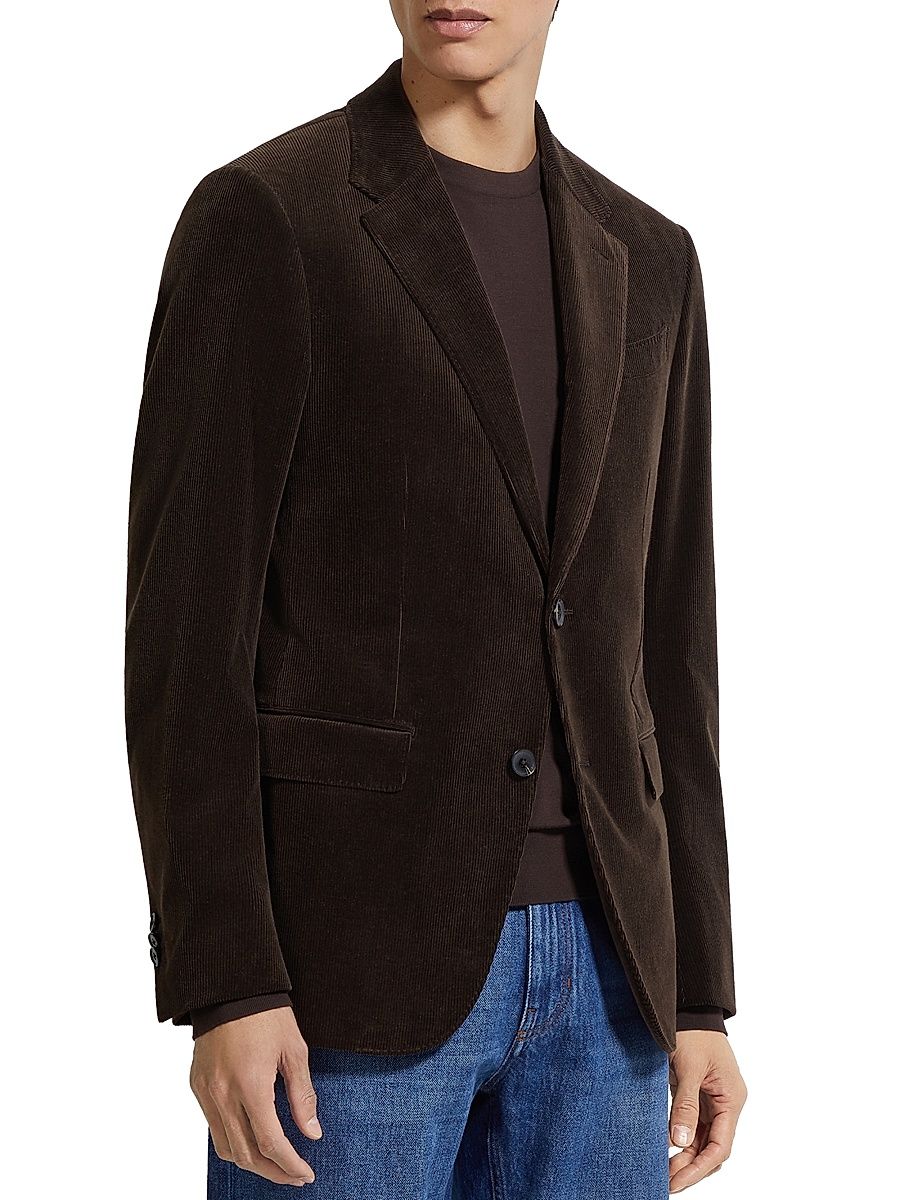 Men's Cashco Blazer - Dark Brown - Size 44