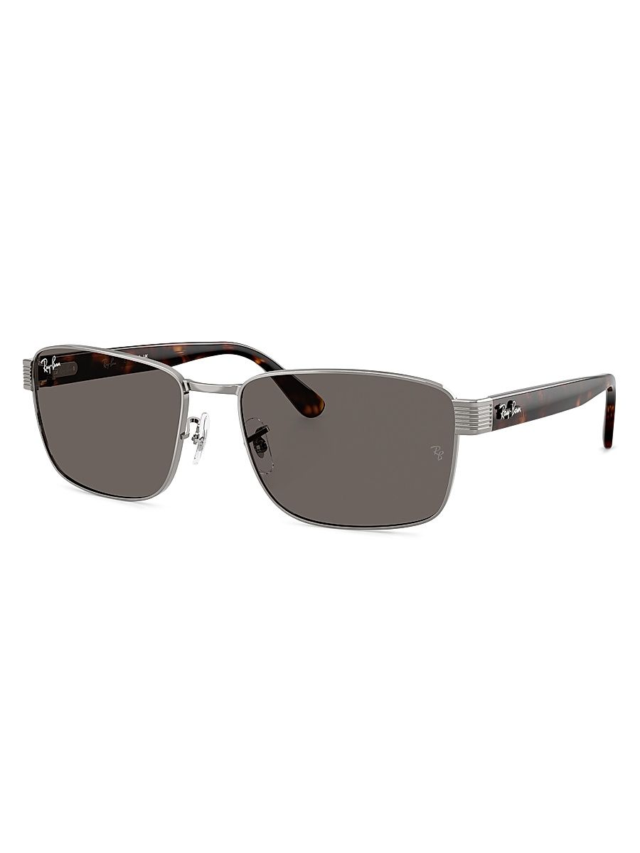 Men's RB3750 62MM Square Sunglasses - Tortoise Gunmetal