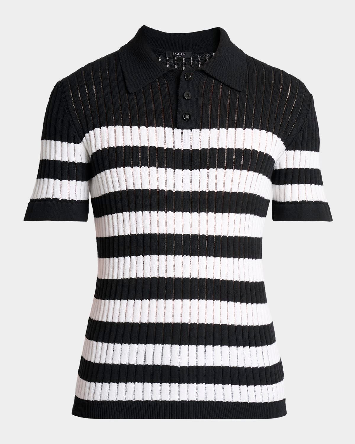 Men & apos;s Slim-Fit Ribbed Stripe Mariniere Shirt