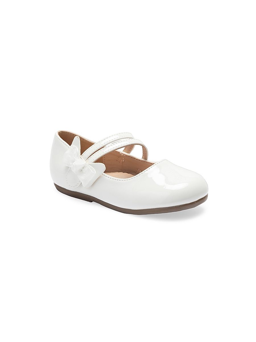 Baby Girl's & Little Girl's Evelina Flats - White - Size 10 (Toddler)