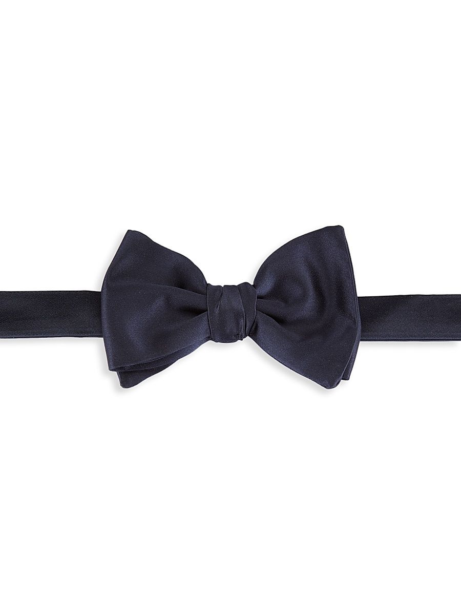 Men's Silk Bow Tie - Blue
