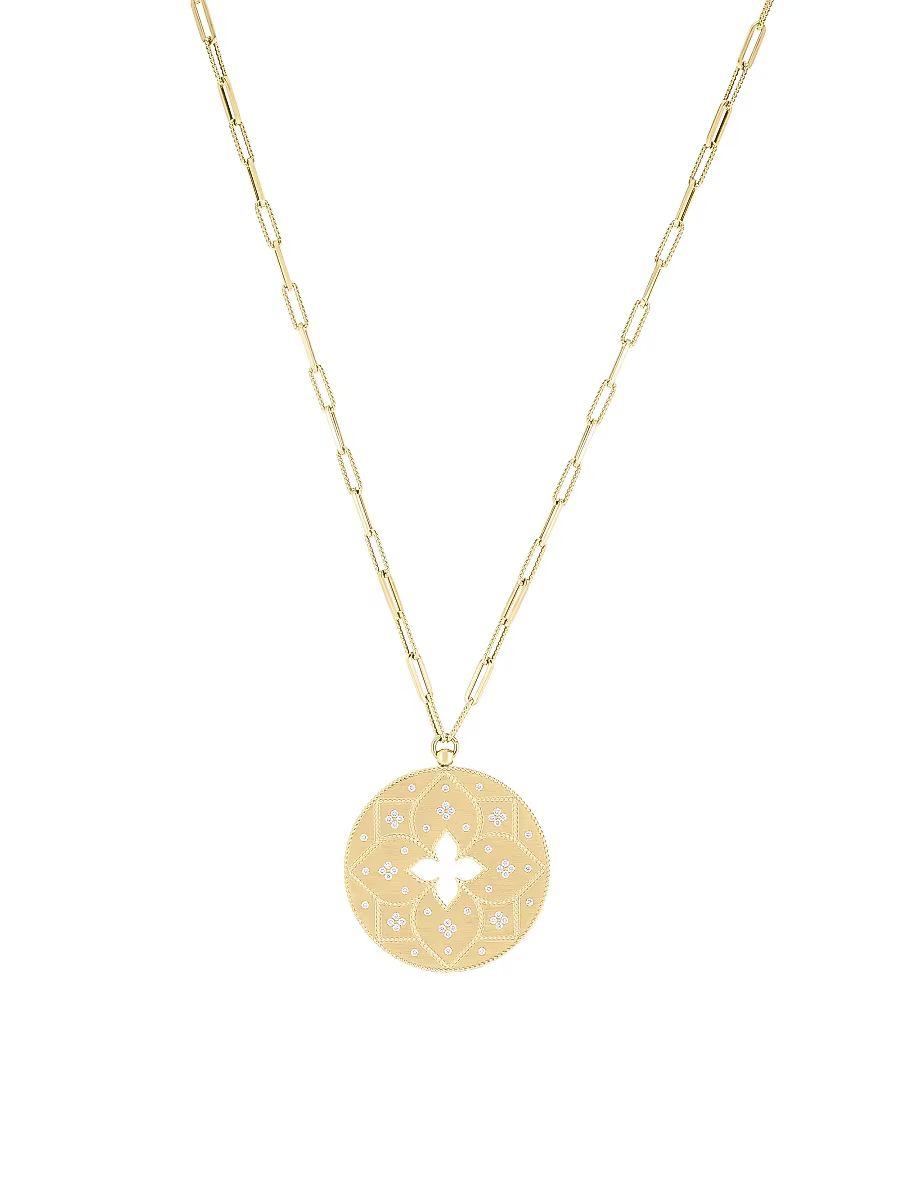 Women's Venetian Princess 18K Gold & Diamond Pendant Necklace - Yellow Gold