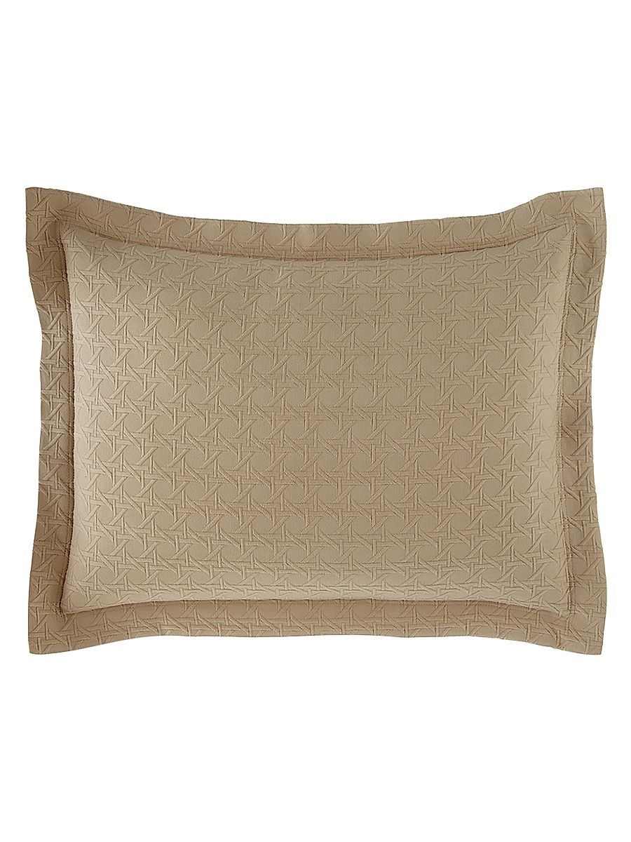Marcus Matelassé Standard Pillowcase - Taupe - Size Standard