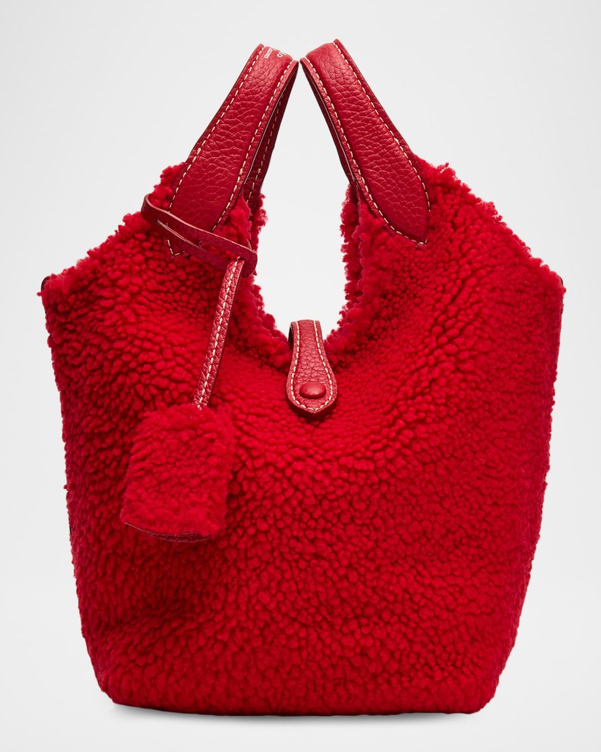 Polo Play Shearling Tote & Crossbody Bag