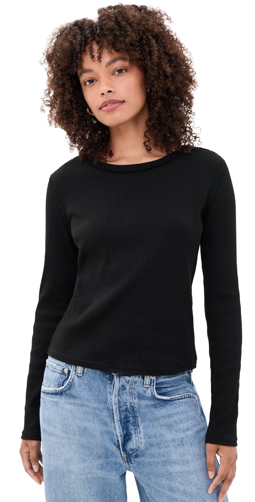 Z Supply Arlet Mini Thermal Top Black S