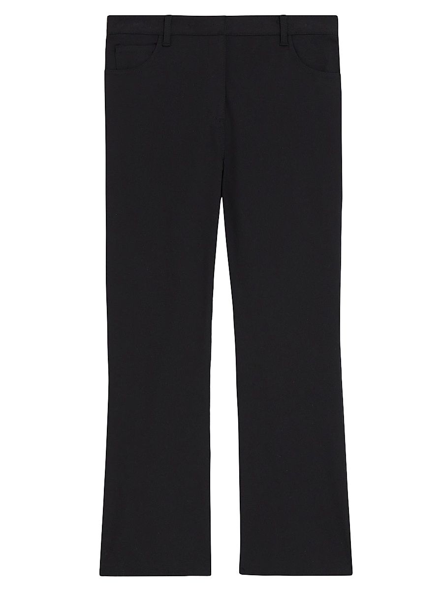 Women's Cropped Kick Pants - Black - Size 6