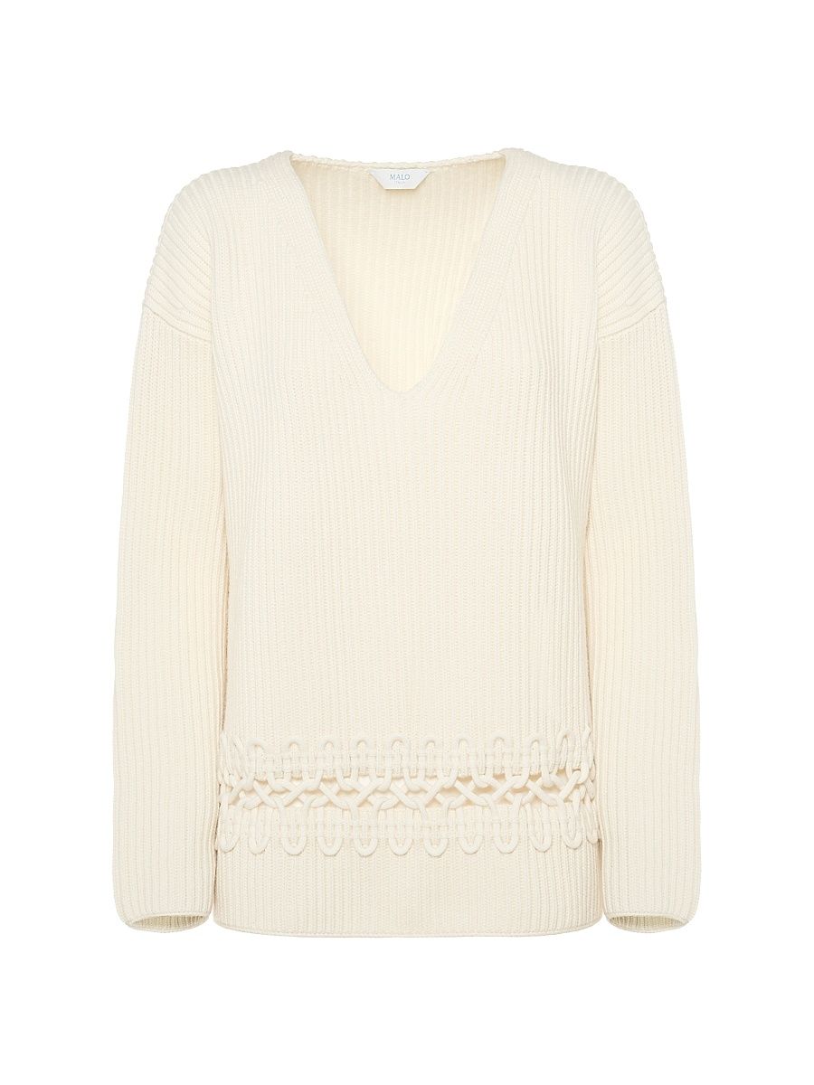 Women's Alma Cashmere Sweater - Margherita - Size Large