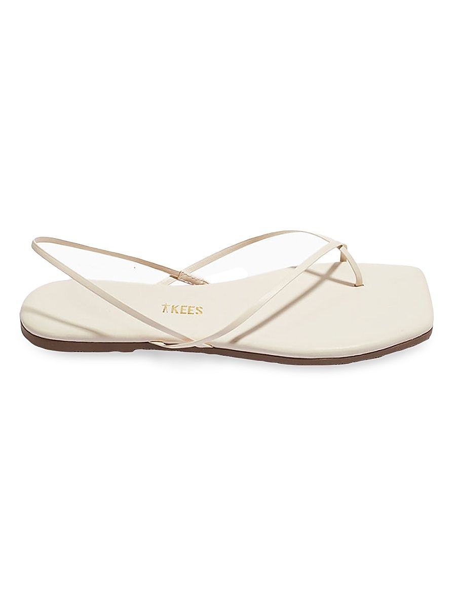 Women's Millie Leather Sandals - Cream - Size 11