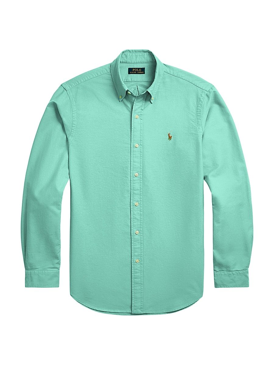 Men's Oxford Cotton Shirt - Summer Emerald - Size XXL