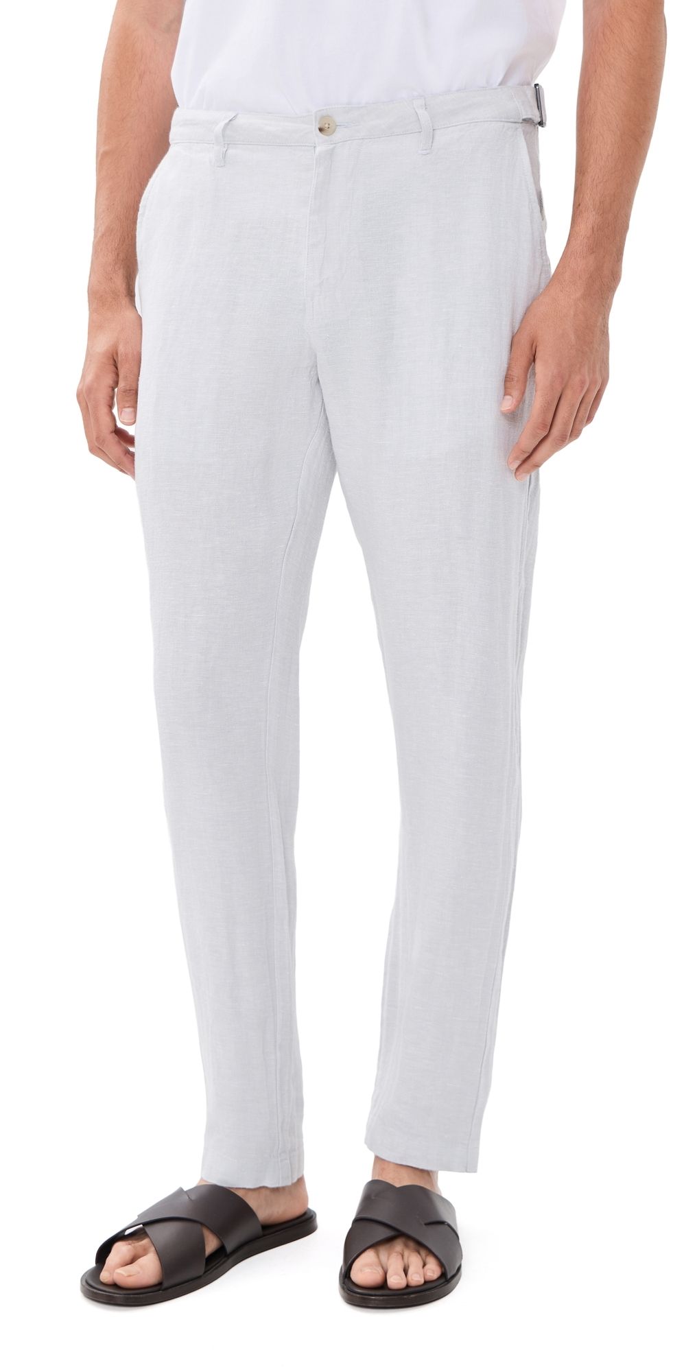 Onia Linen Trousers Chambray 32