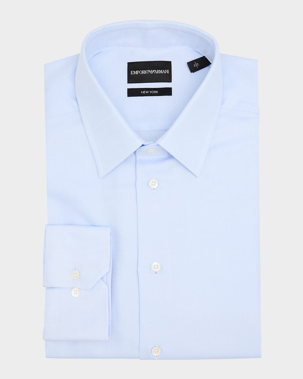Men & apos;s Cotton Micro-Woven Dress Shirt