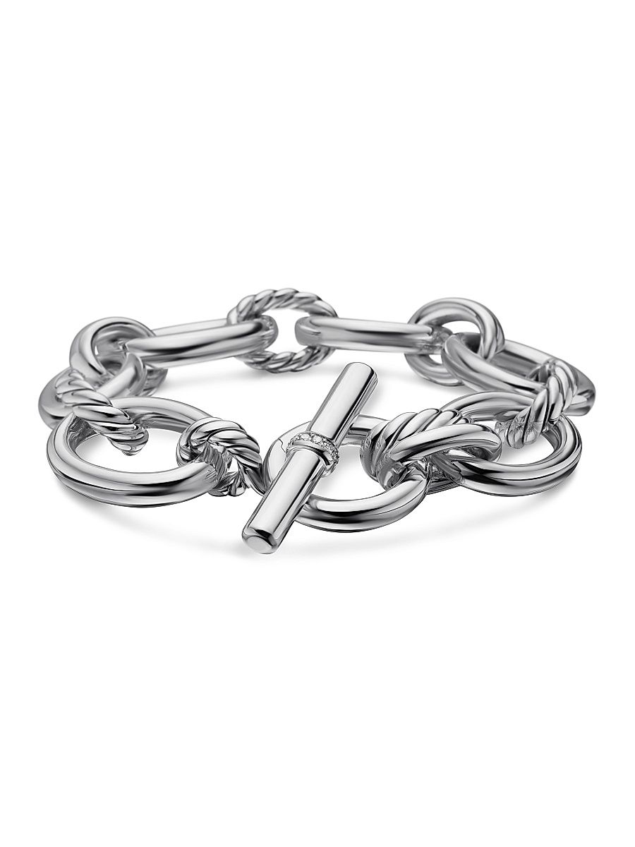 Women's DY Mercer Chain Bracelet in Sterling Silver - Silver - Size Medium