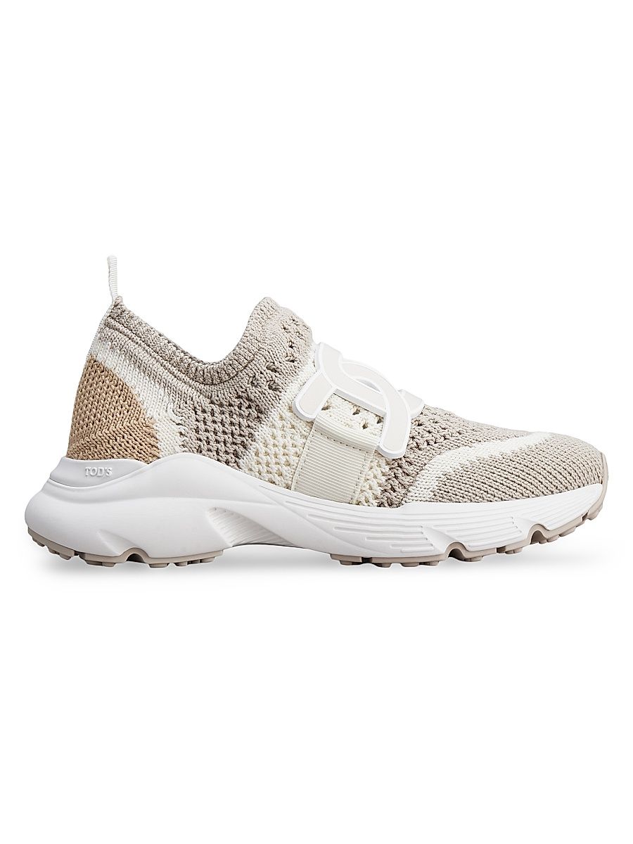 Women's Kate Crochet Slip-On Sneakers - Beige Multi - Size 12