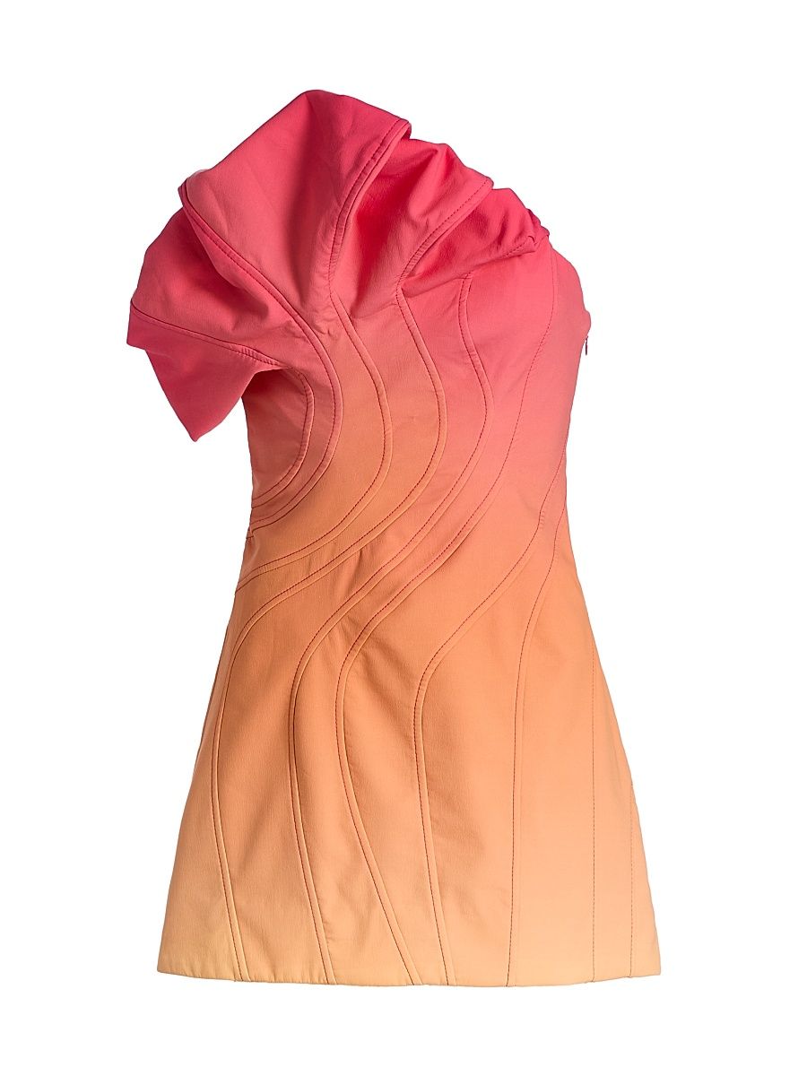 Women's Catterick Gradient Strapless Minidress - Tropical Breeze - Size 12