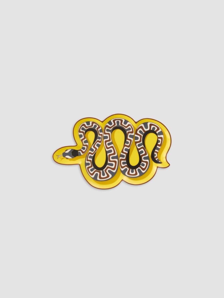 Jonathan Adler Snake Trinket Tray - Yellow