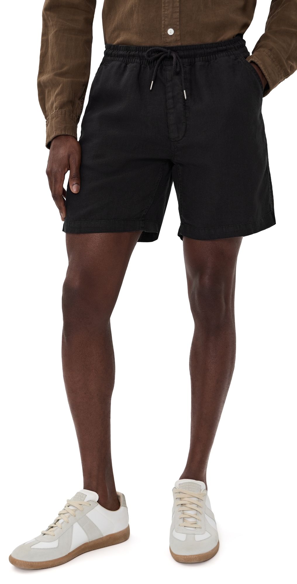 Taylor Stitch The Apres Shorts In Hemp 7 Coal Hemp L