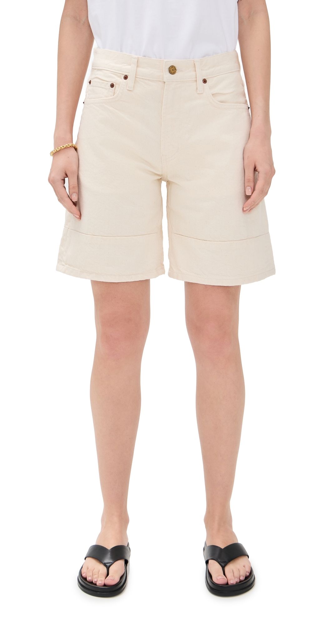 B Sides Marcel Culotte Shorts Clair Rinse 29
