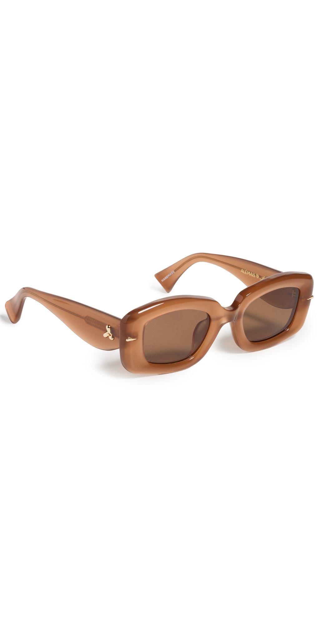 Le Specs Le Specs x Alemais Celestina Sunglasses Tan One Size