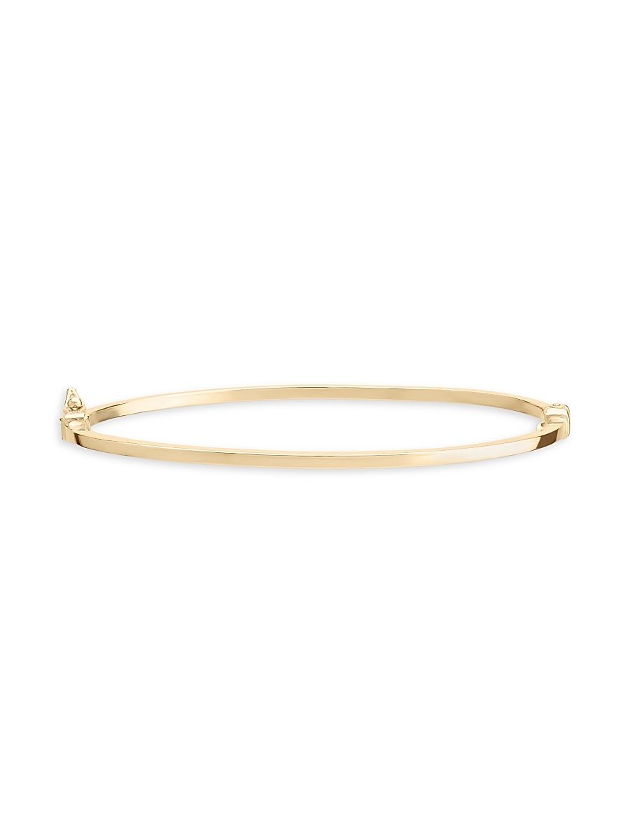 Women's 14K Yellow Gold Thin Bangle - Yellow Gold