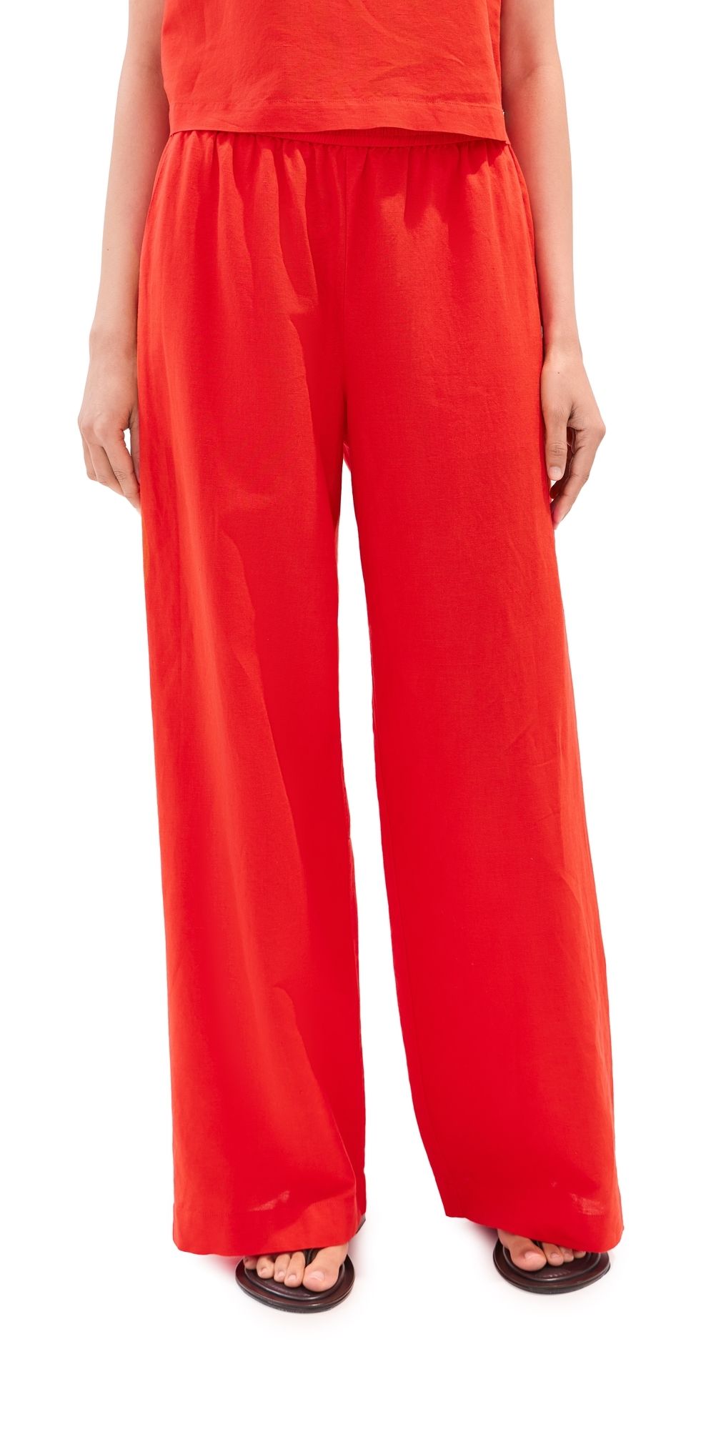 LE BOP Margot Linen Pants Honeydew XXS