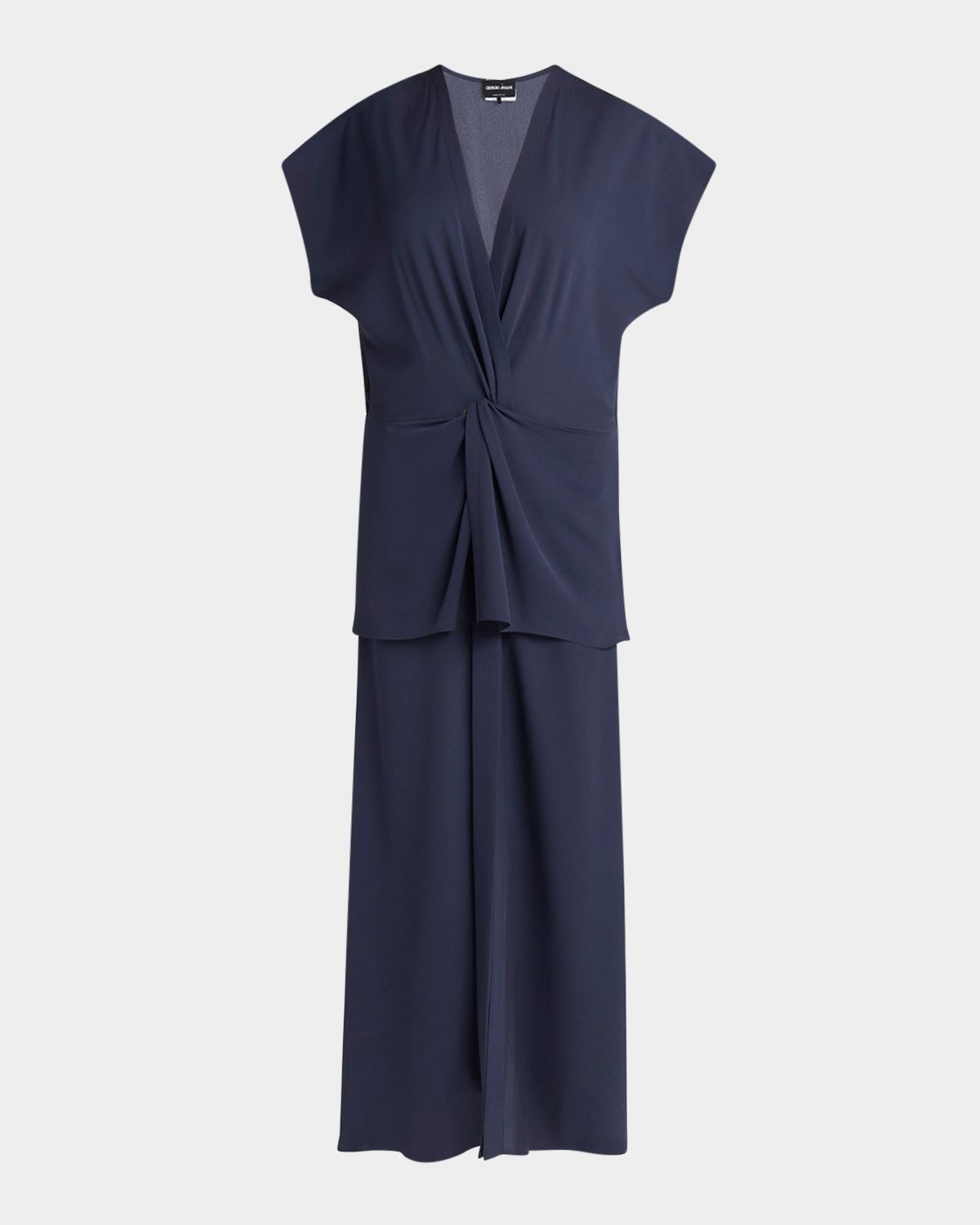 Tiered Soft Silk Gown