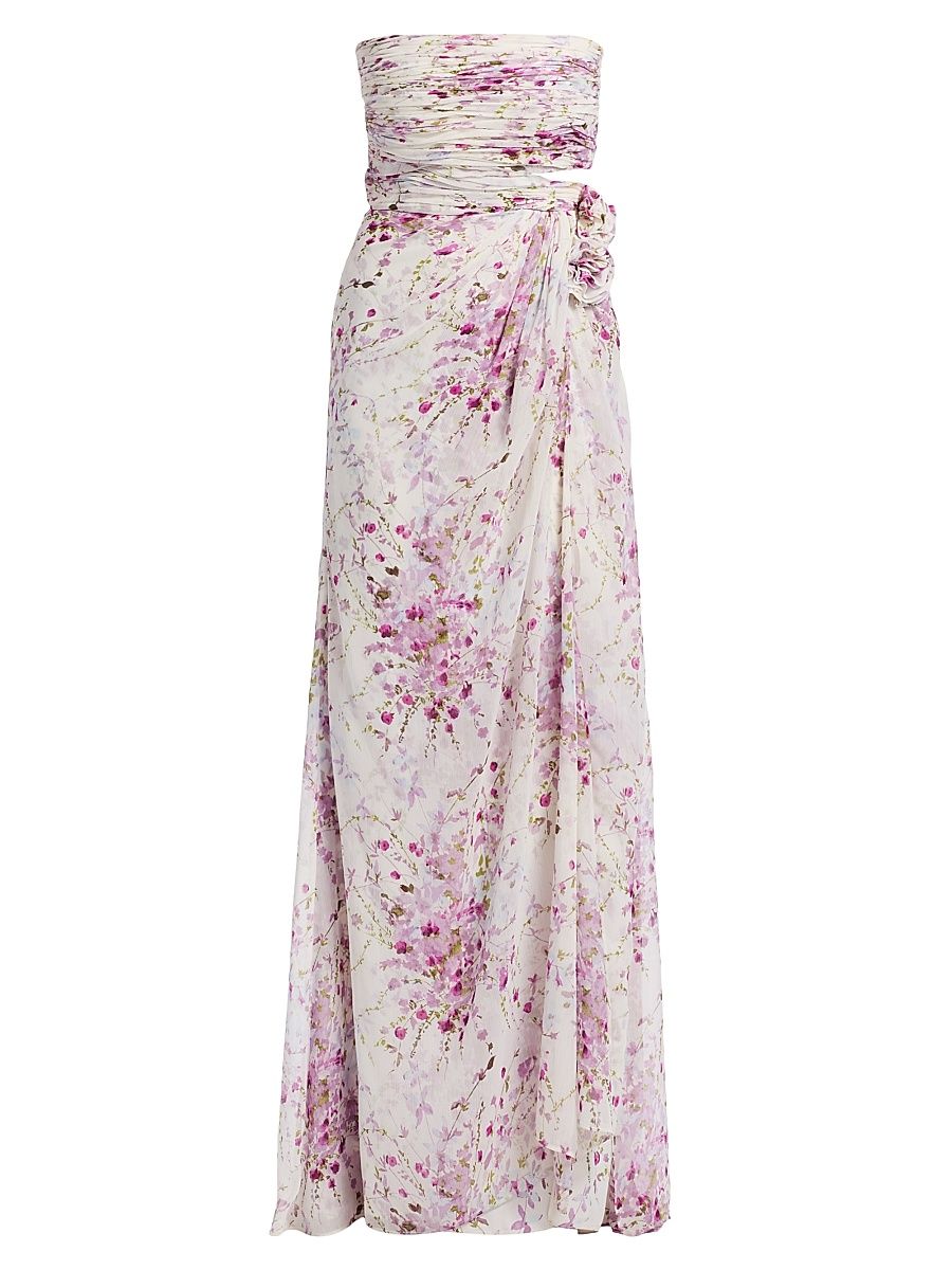 Women's Midsummer Bloom Magy Gown - Ivory Multi - Size 12